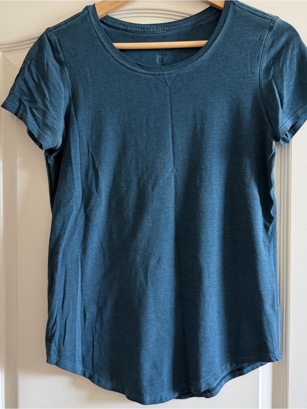 lululemon athletica Short Sleeve Tee in Teal Blue